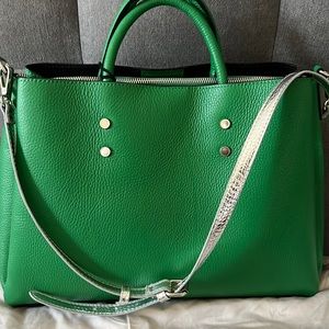 Gorgeous Emerald Green Chiara Ferretti Leather Satchel